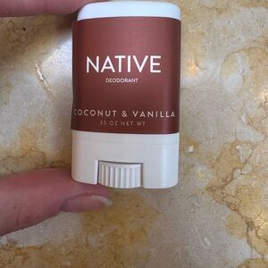 Native Deodorant with Coconut Oil - Brown and White